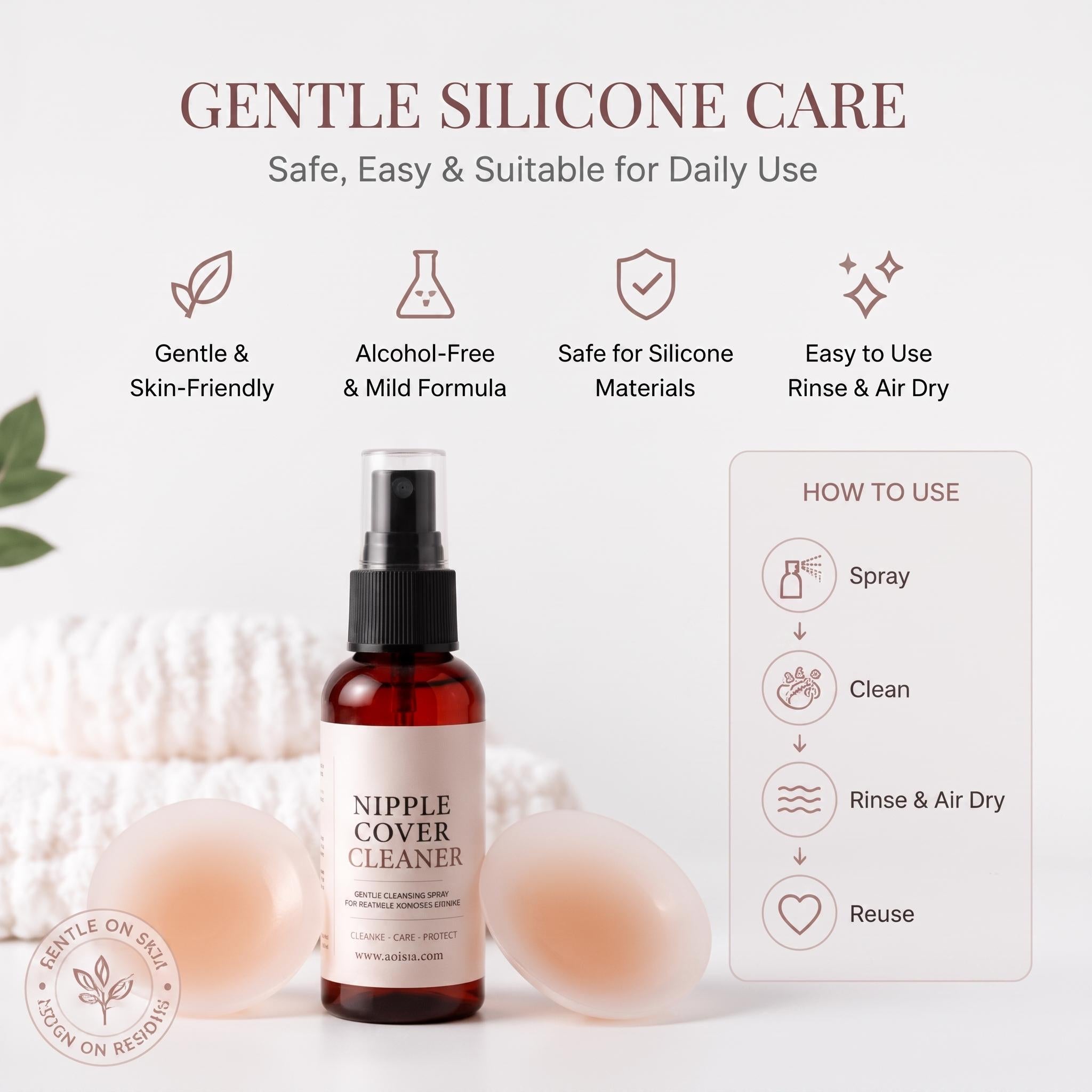 Care Spray™ Silicone Pad Care Spray