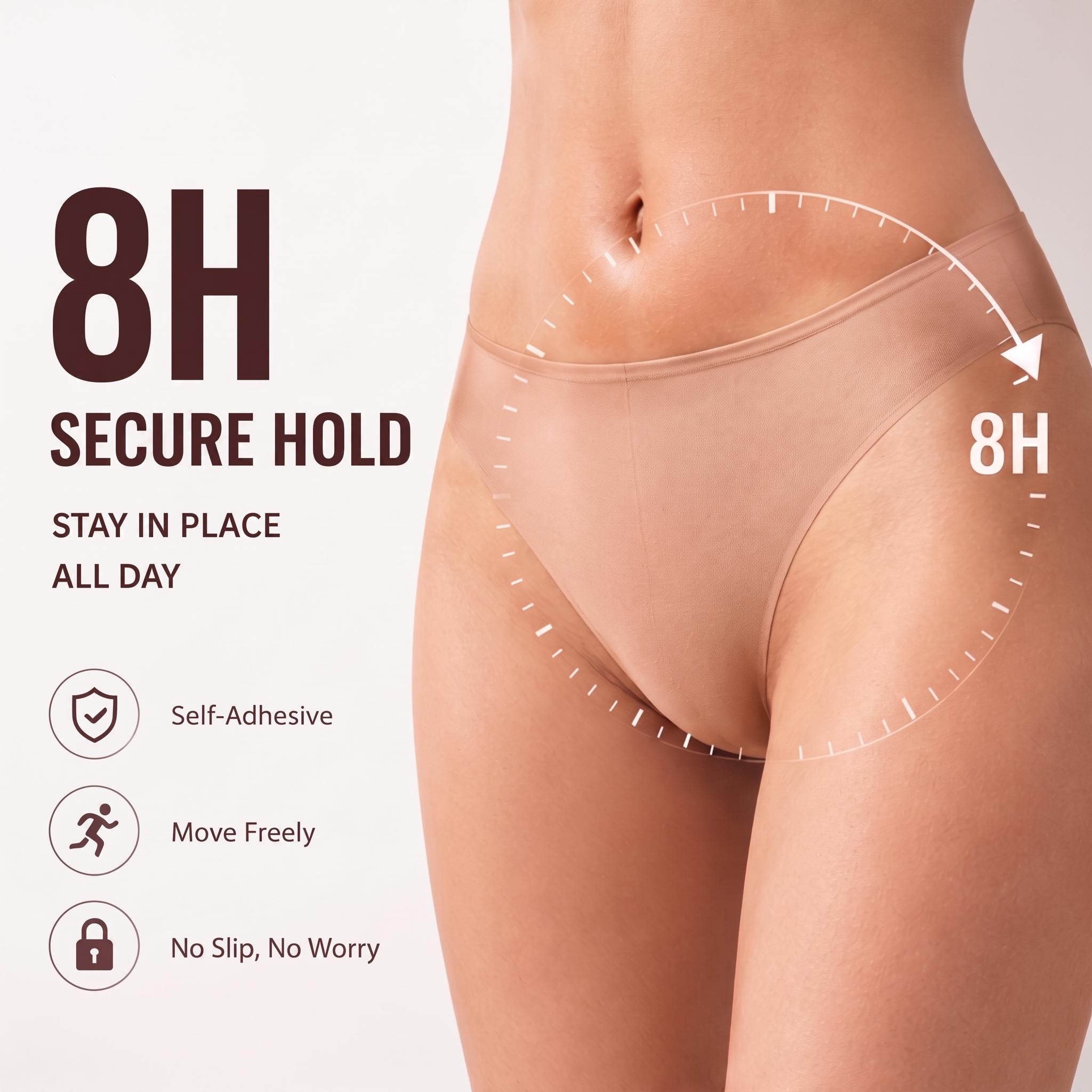 V Cover™ Seamless Camel Toe Cover Pad